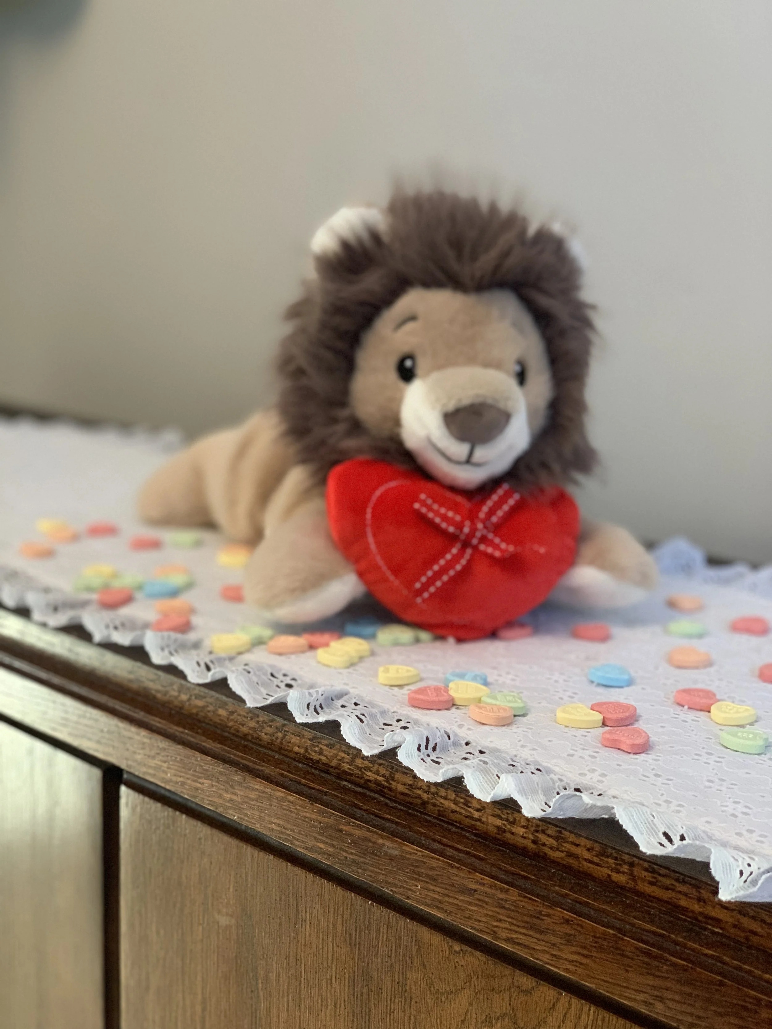 Valentine Plush- Lion