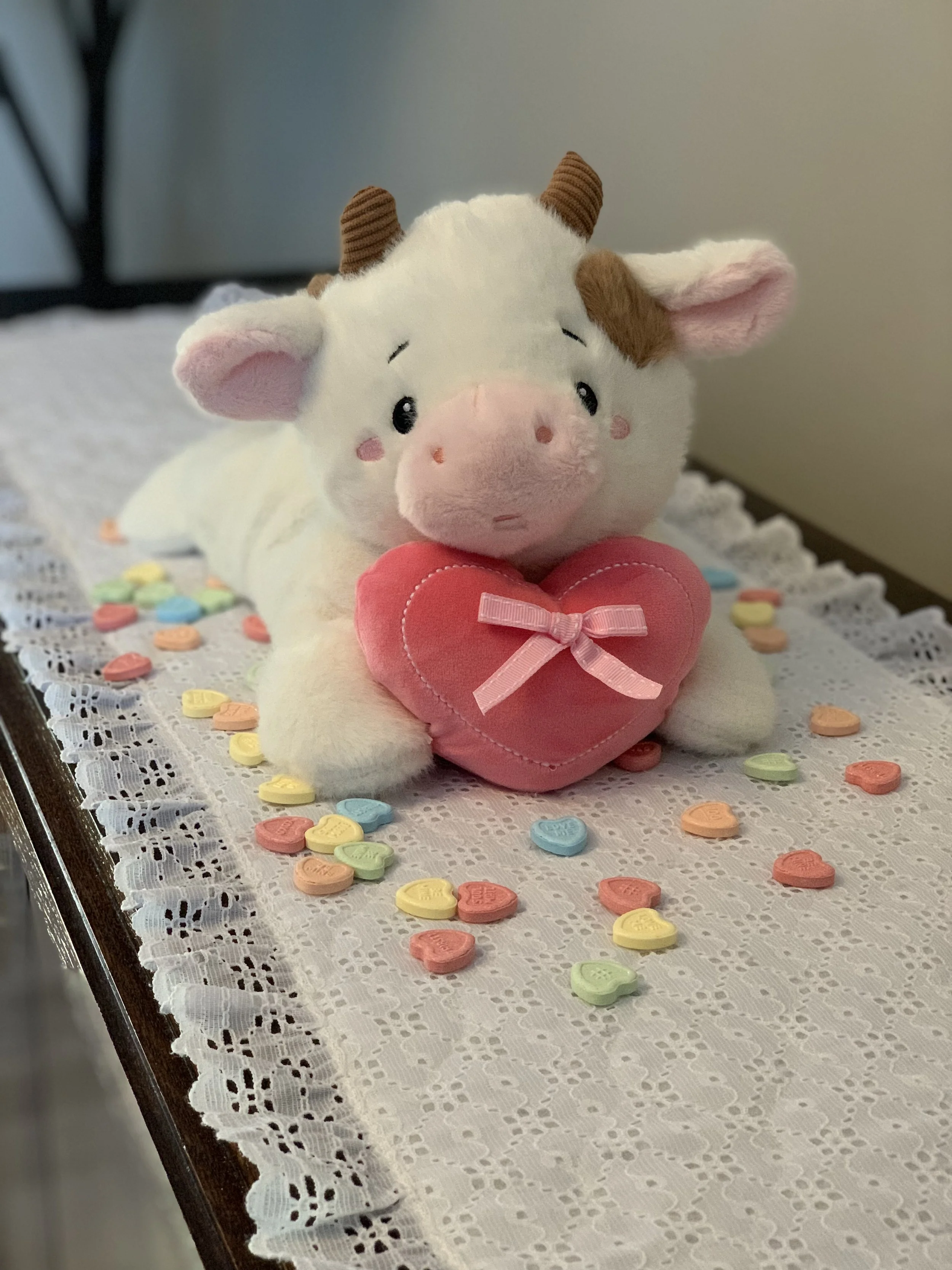 Valentine Plush- Cow