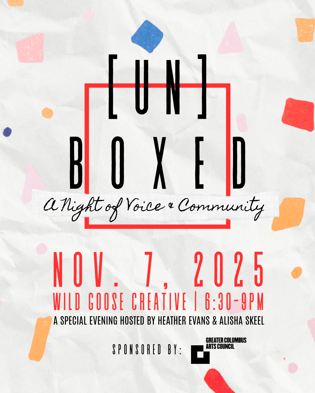 [UN]BOXED: A Night of Voice & Community
