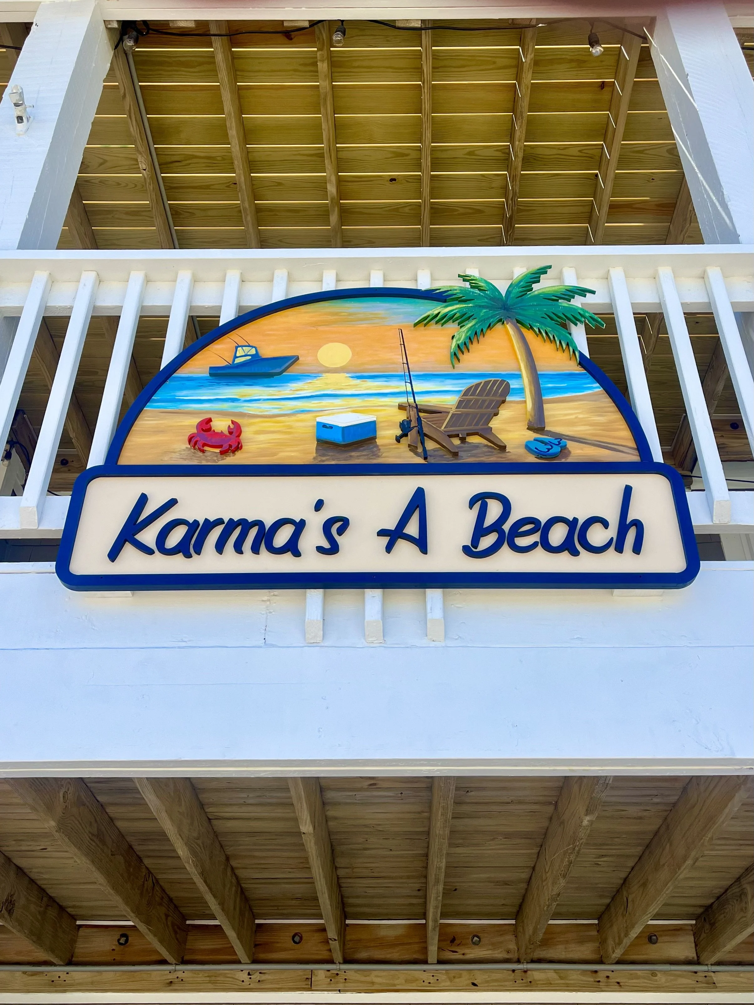 karmas a beach custom house sign.jpeg