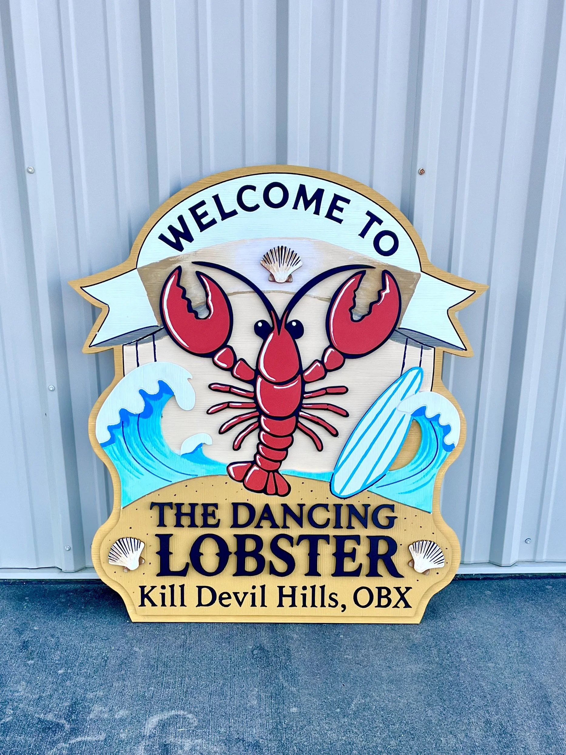 the dancing lobster custom 3D beach house sign.jpeg