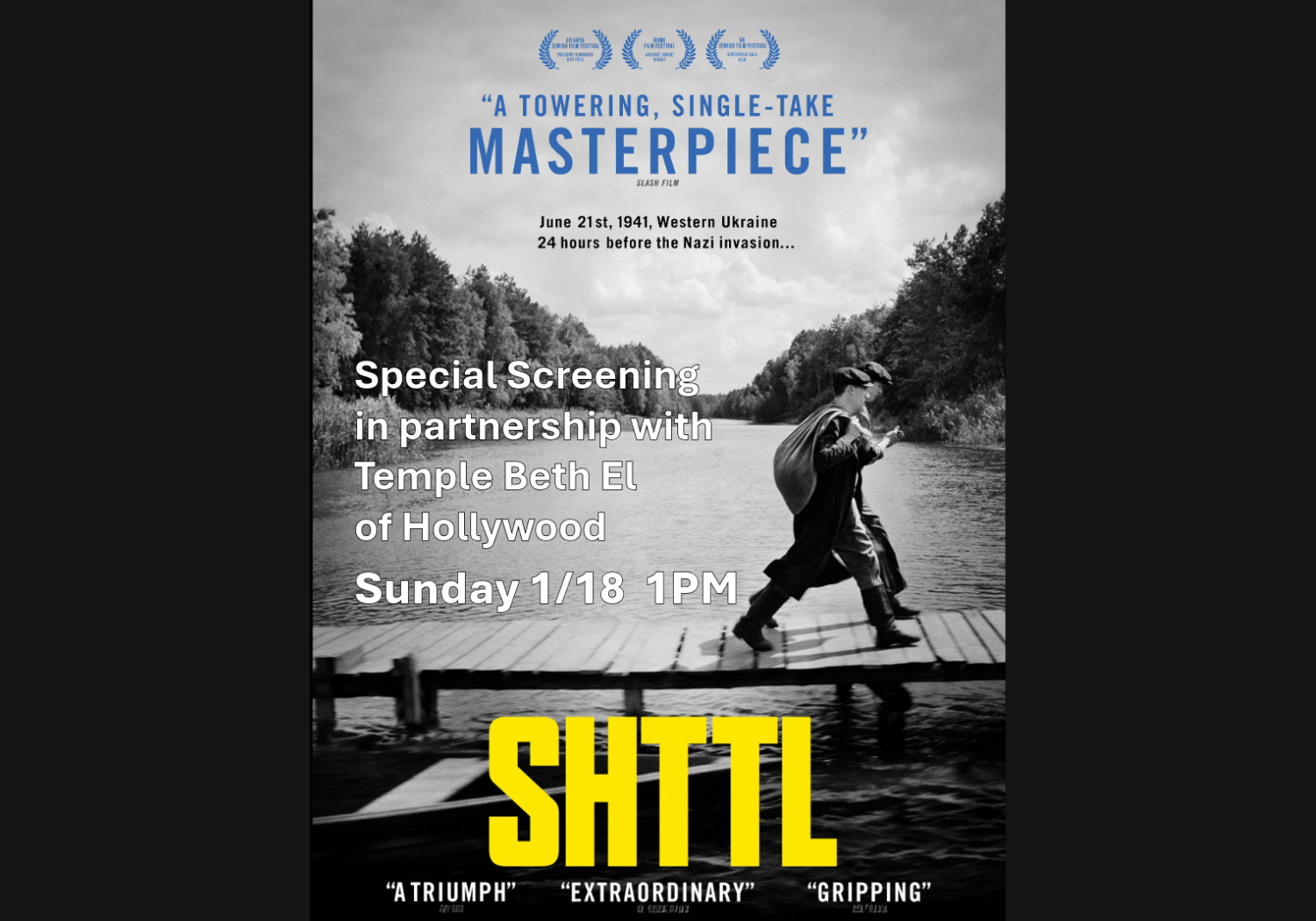 Special Screening in partnership with TBE