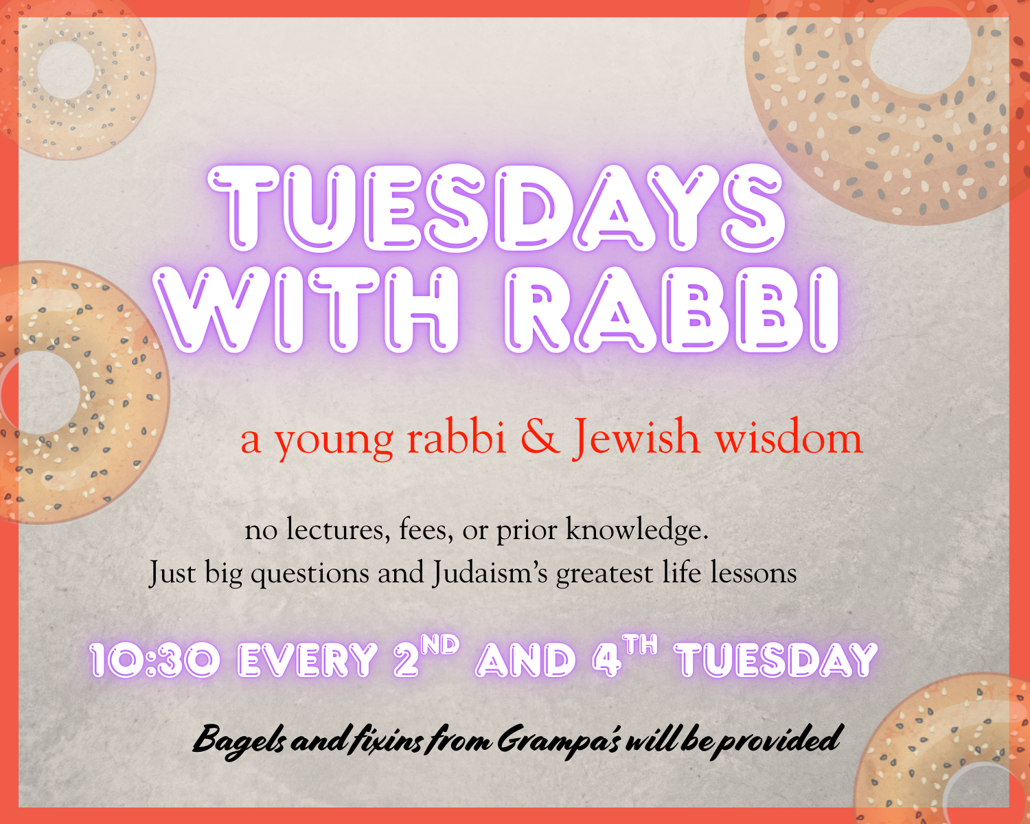 Tuesdays With Rabbi