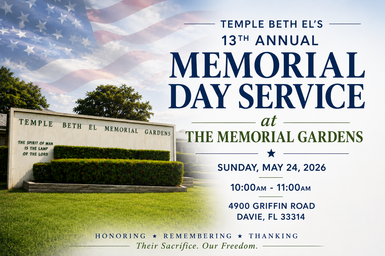 Memorial Day Service
