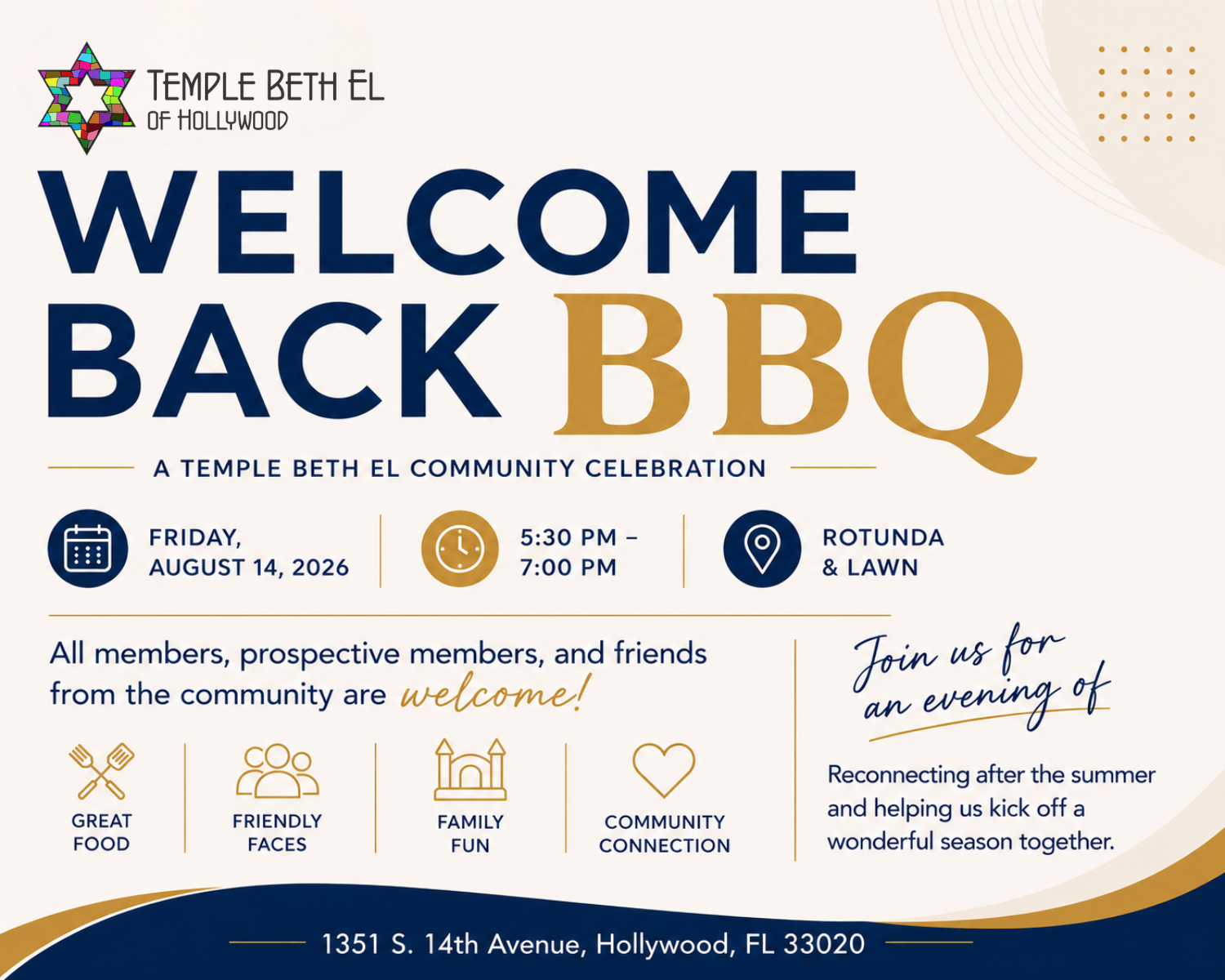 Welcome Back BBQ