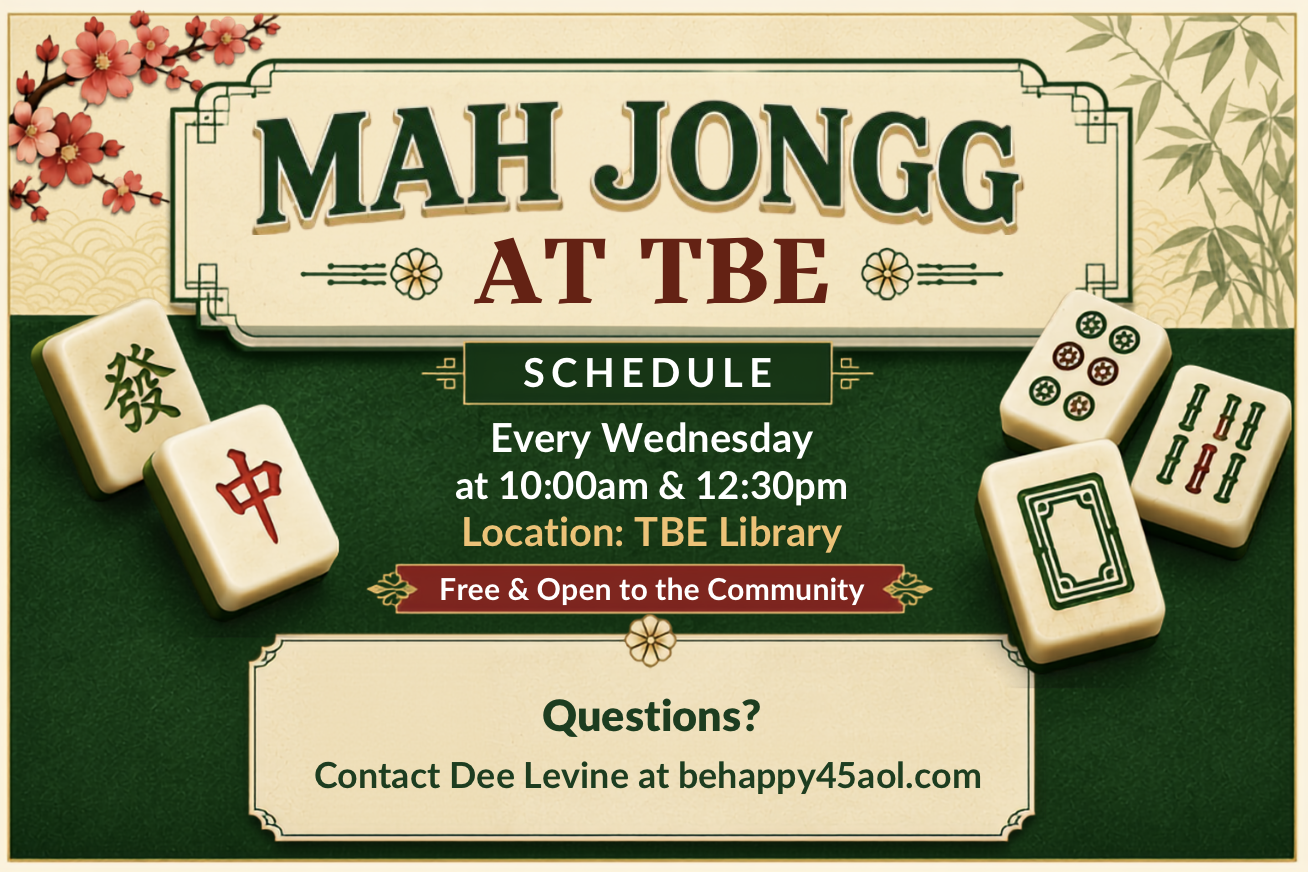 Mah Jongg at TBE