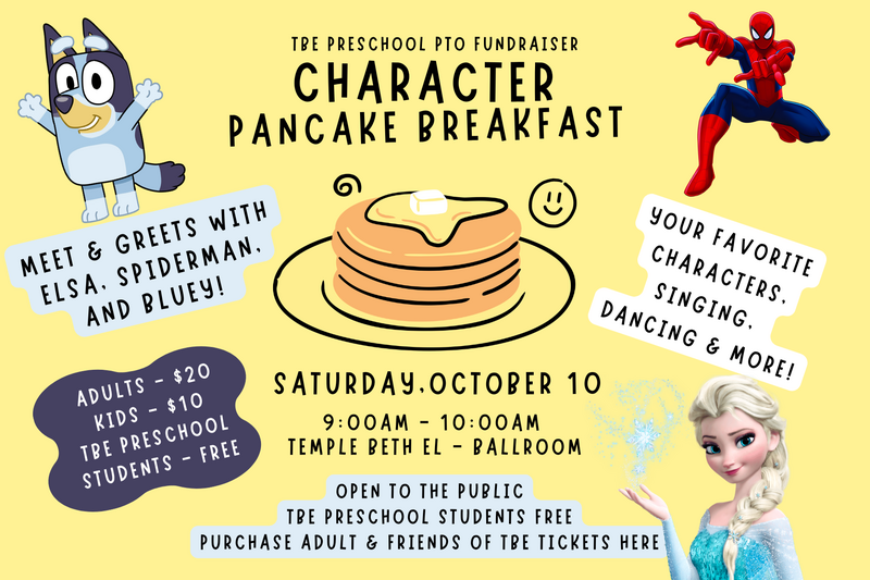 Character Pancake Breakfast