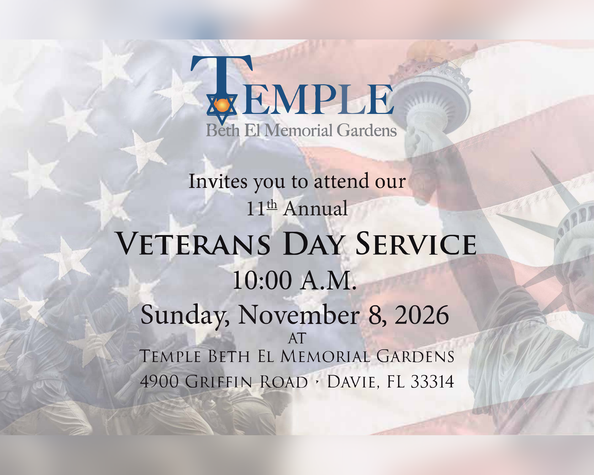 11th Annual Veterans Day Service