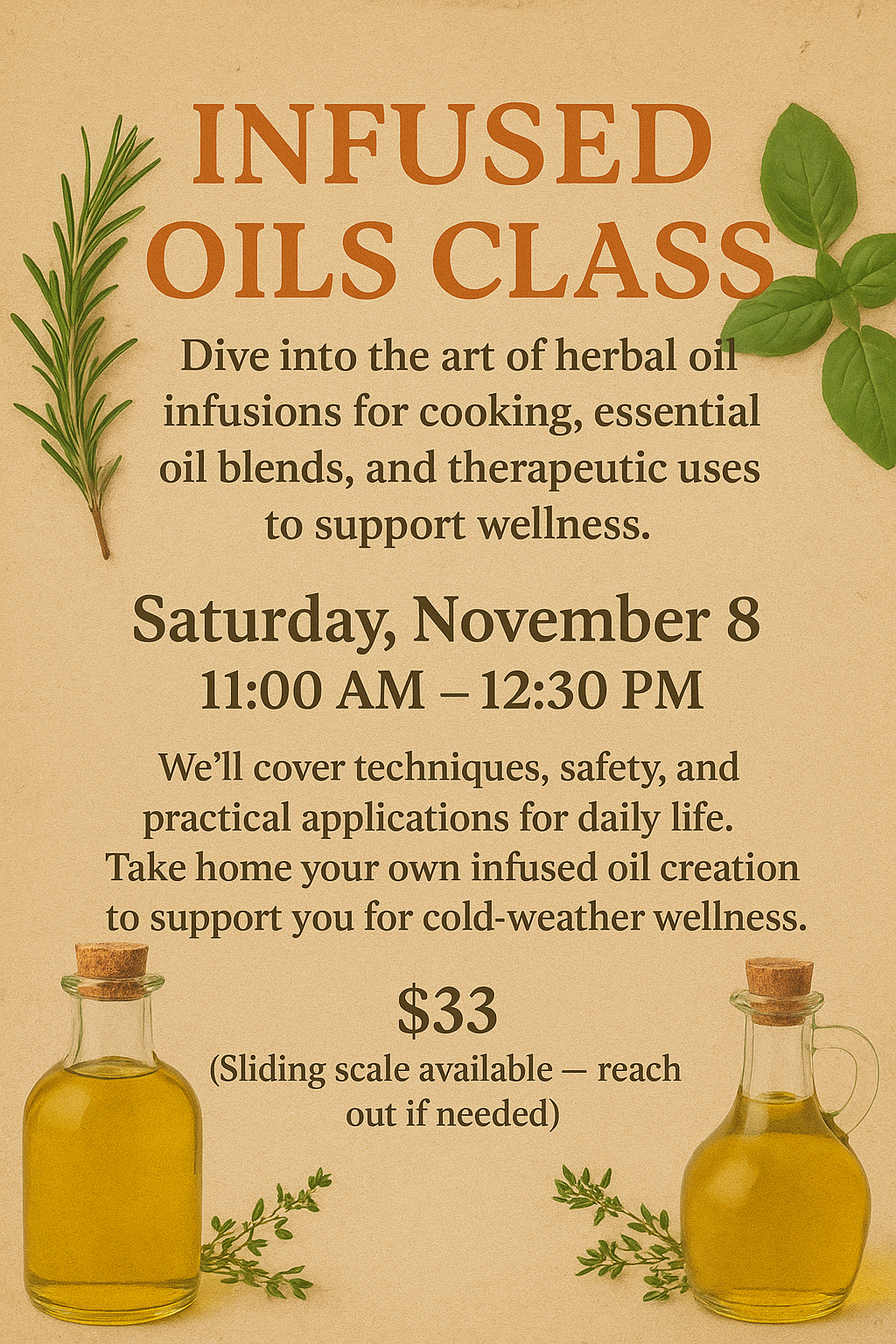 The Seasonal Medicine Cabinet: Infused Oils