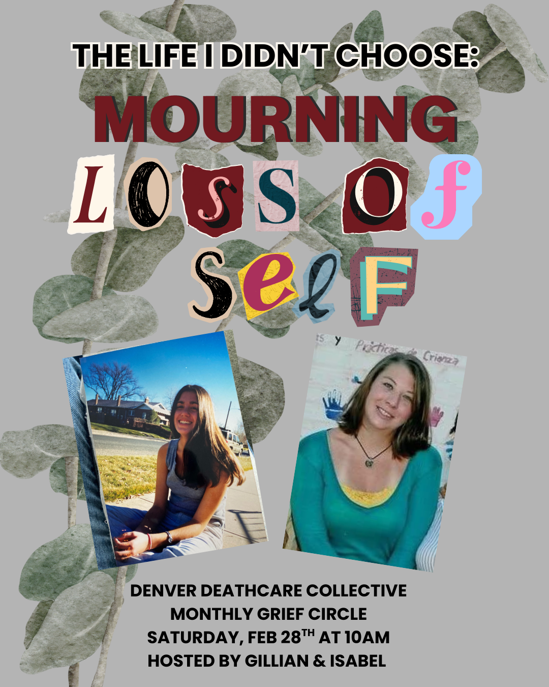 The Life I Didn’t Choose..Mourning Loss of Self: Grief Circle