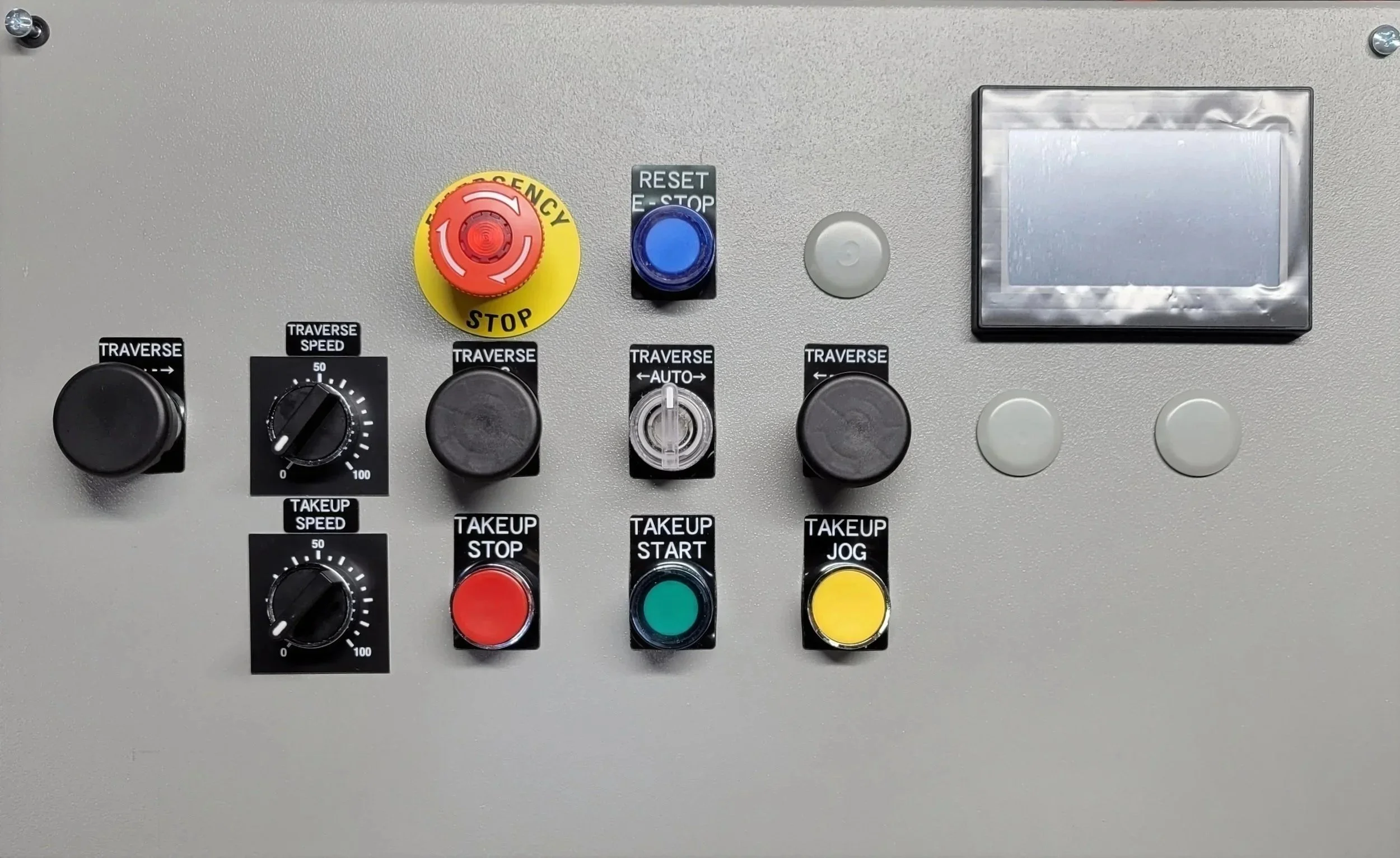 Wire Line Takeup - Operator Panel & HMI (Front)