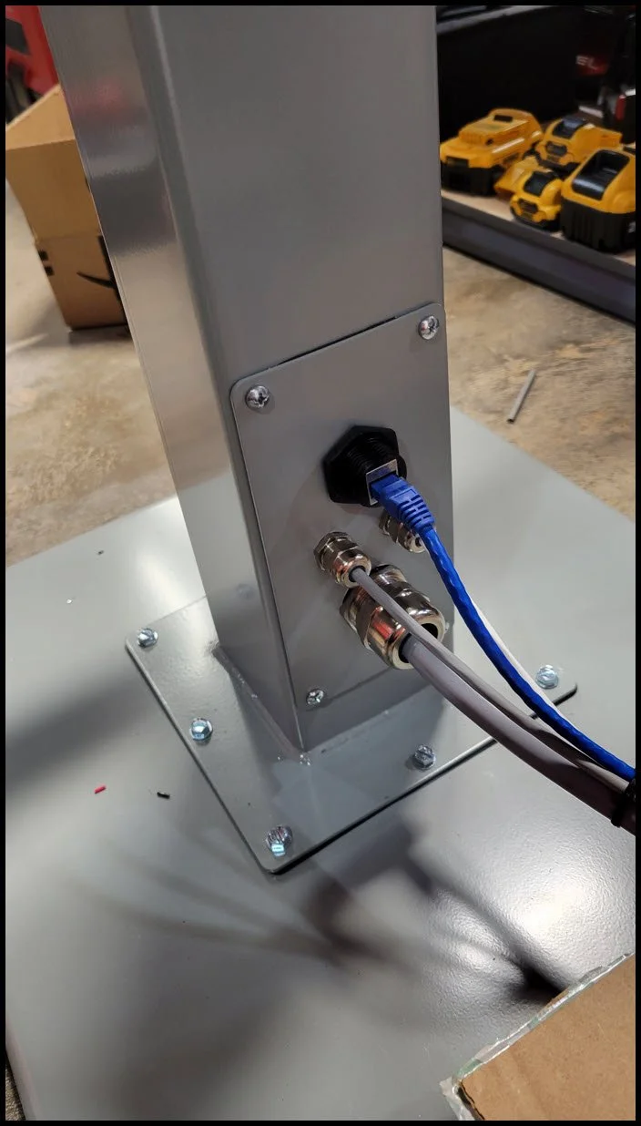 Wire Rewind Line - Operator Station Rear Connections