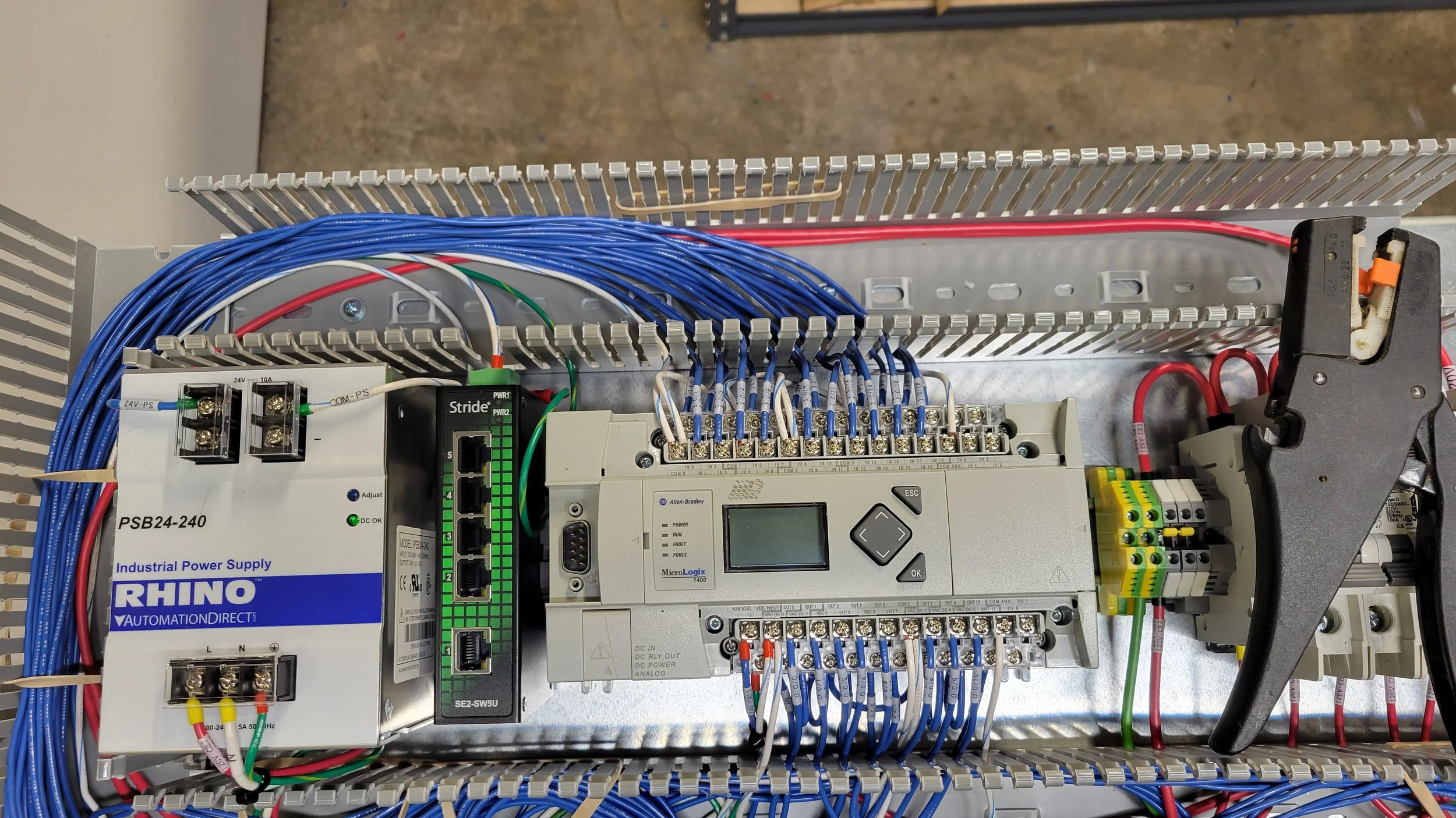 Wire Line Takeup - PLC Wiring