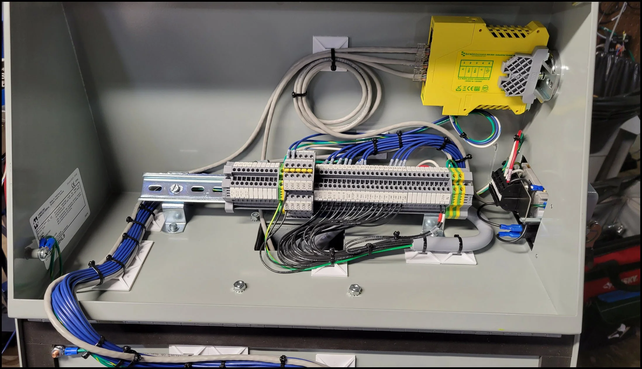 Wire Rewind Line - Operator Station Shop wiring (Pre-Onsite)