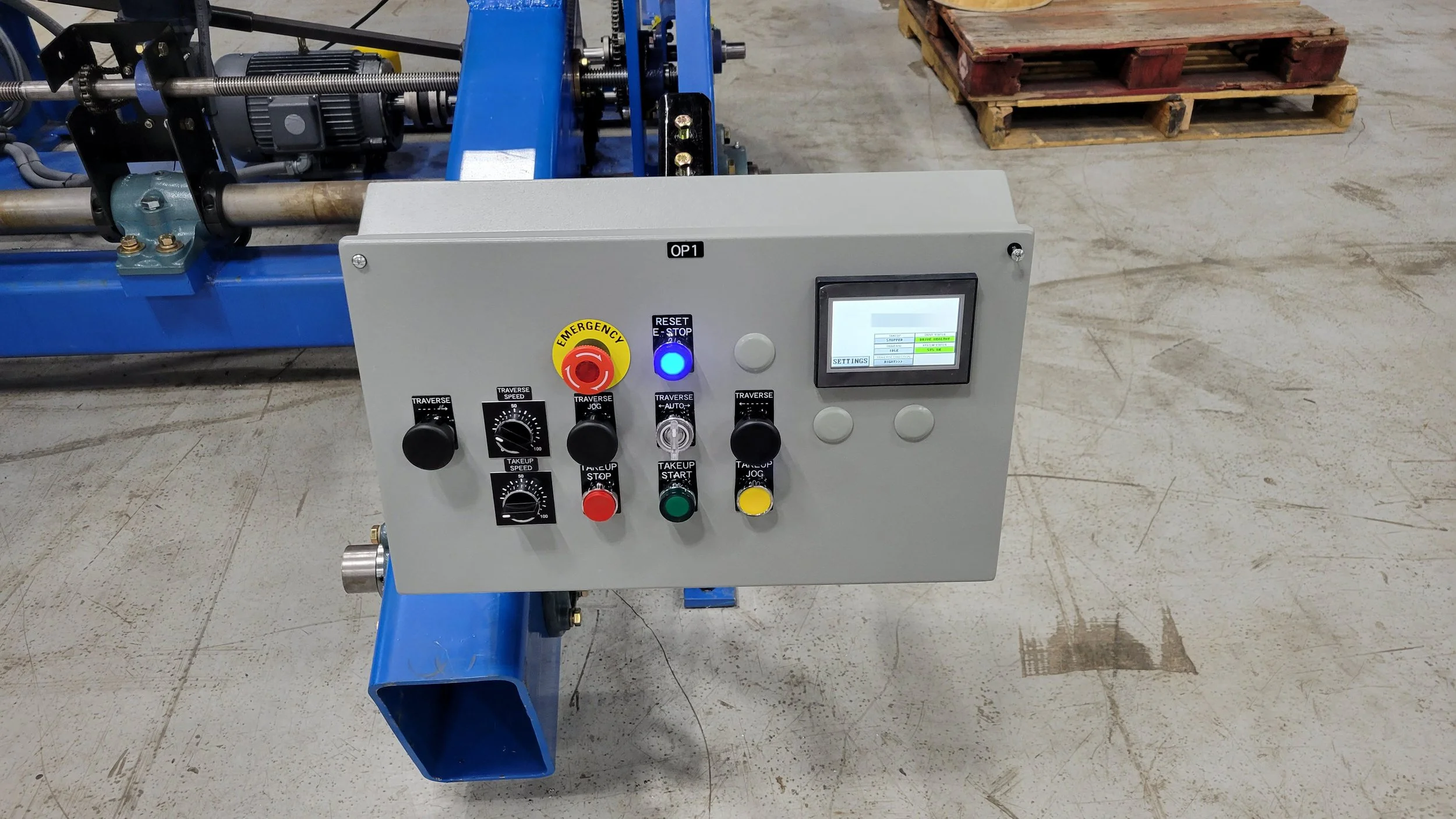 Wire Line Takeup - Operator Panel