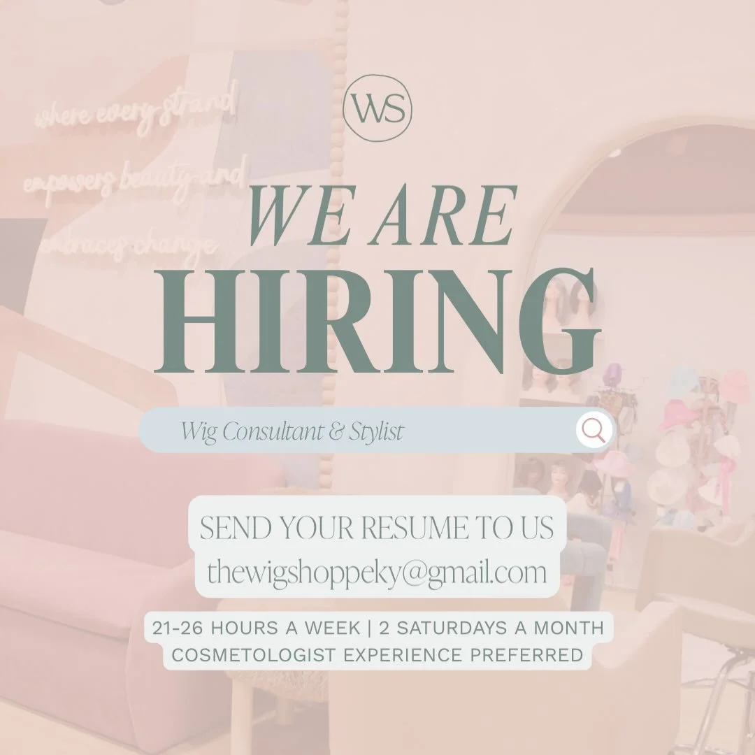 Join our team ✨
We&rsquo;re looking for someone who cares deeply, works intentionally, and loves helping others feel like themselves again. 

Email or message us for more details!! Seeking a cosmetologist to add to our team.