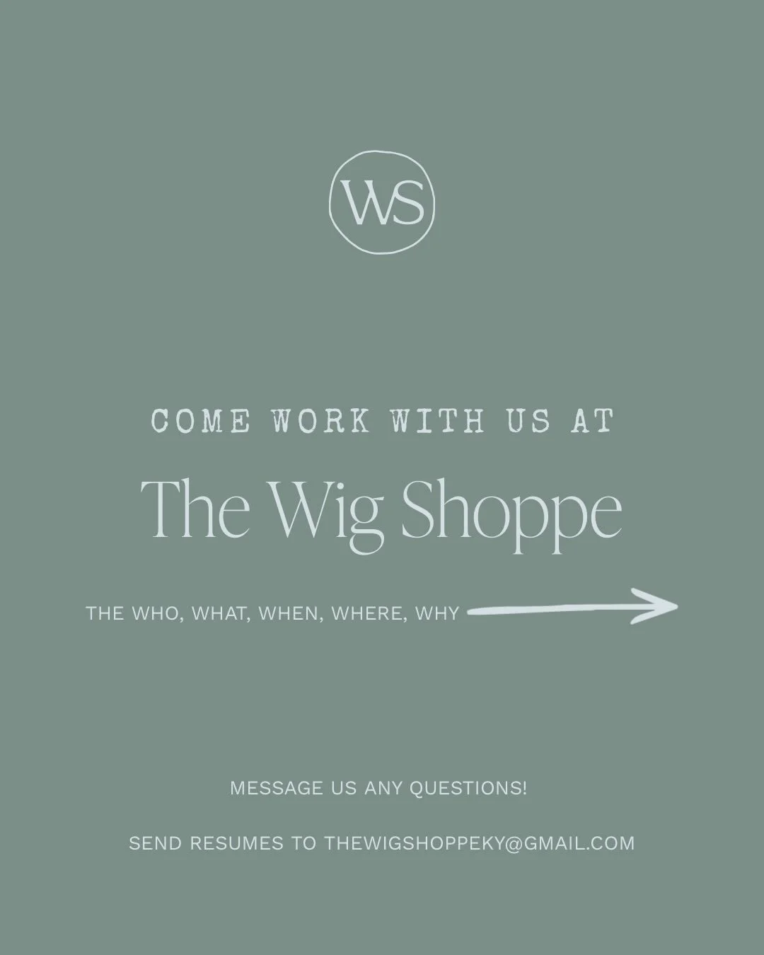 We&rsquo;re growing ✨
If you love people, beauty, and helping others feel confident&mdash;there&rsquo;s a place for you here.
Come work with us at The Wig Shoppe.
Tag or share with someone who needs to see this 👀