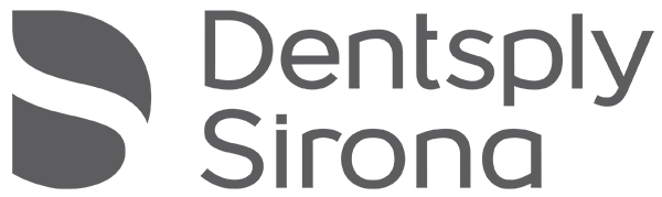 Logotipo de Dentsply Sirona, una marca dental.