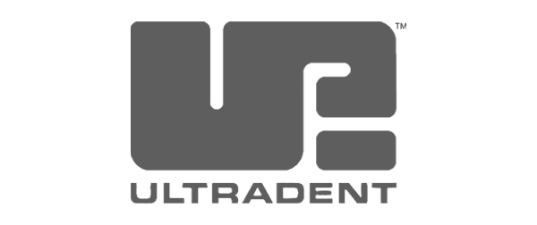 Logotipo de Ultradent, una marca dental.
