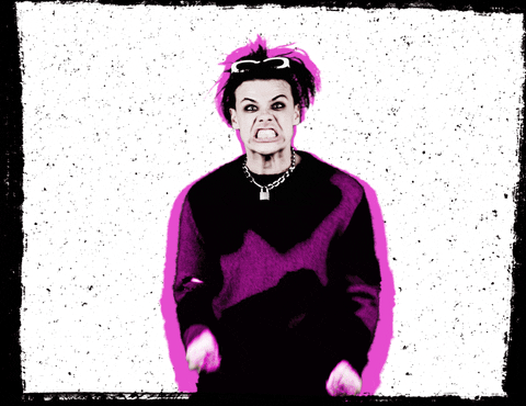 Screaming Freak Out GIF by YUNGBLUD-downsized_large.gif