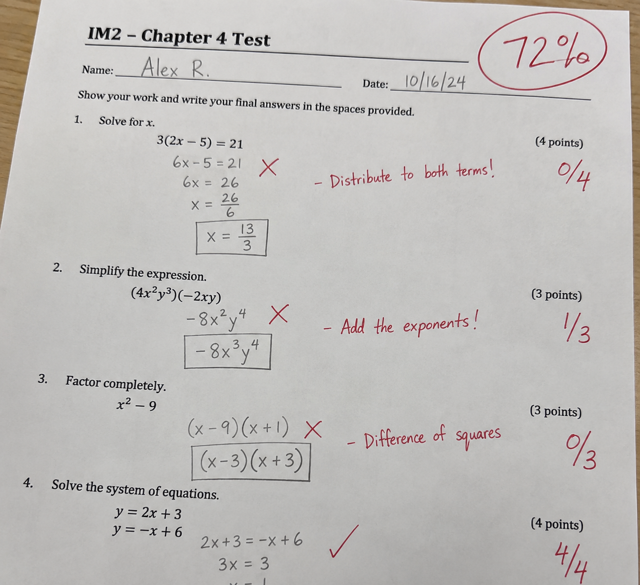 What Should Students Do With a Test After They Get It Back?