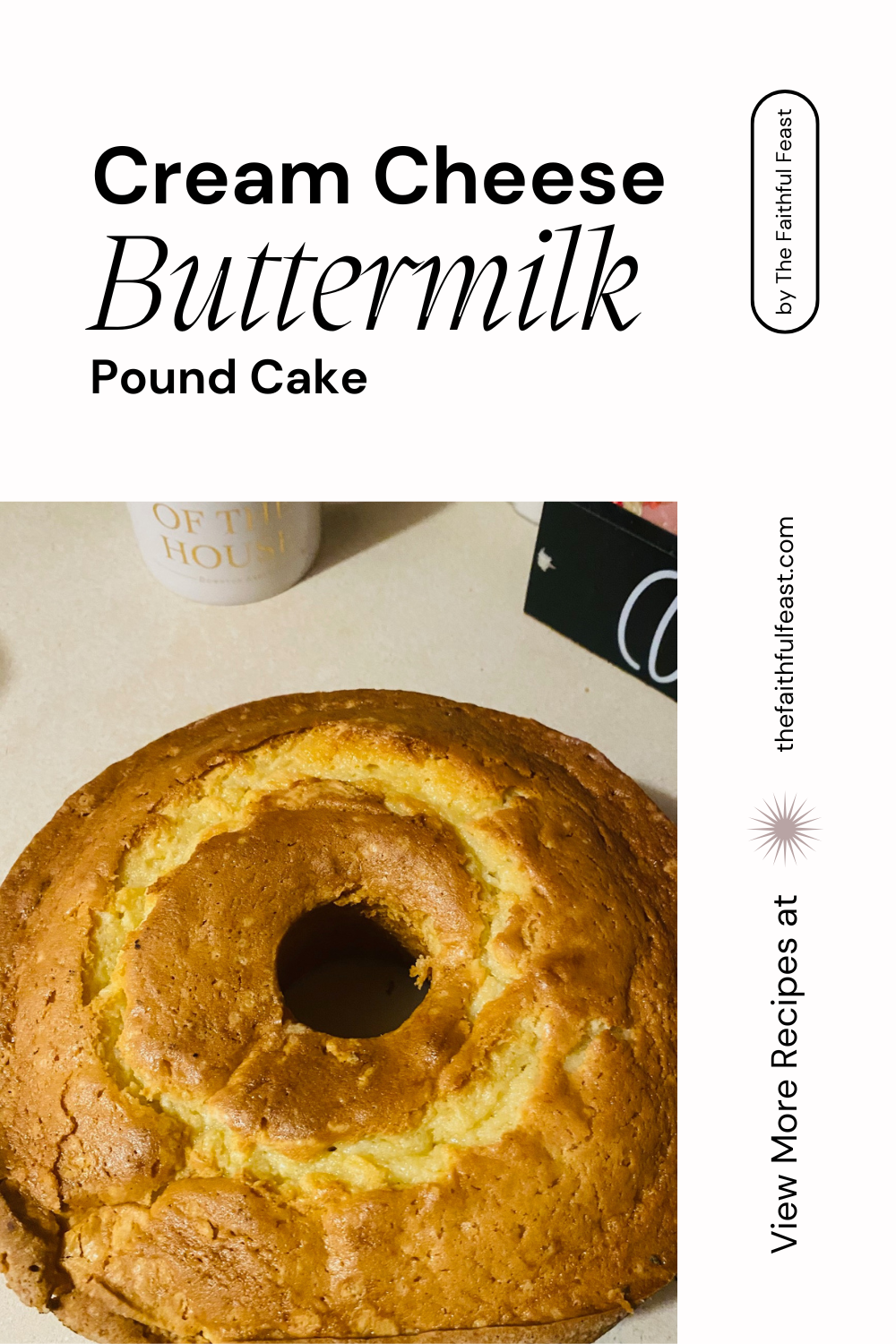 This Cream Cheese Buttermilk Pound Cake is a timeless Southern dessert with a rich, buttery crumb and incredibly moist texture thanks to the perfect balance of cream cheese and buttermilk.