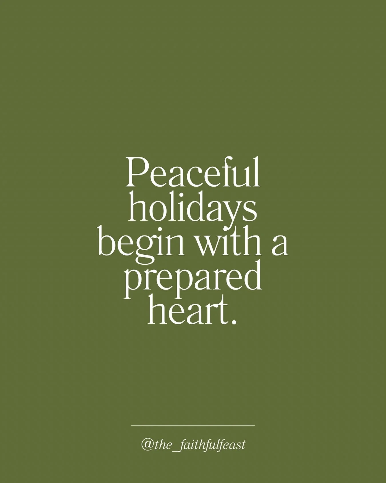 If looking at last-year’s holiday prep stresses you out, let’s change that. You don’t need to strive or hustle your way through the holidays. You just need to prepare your heart, even in small ways. God delights in your presence far