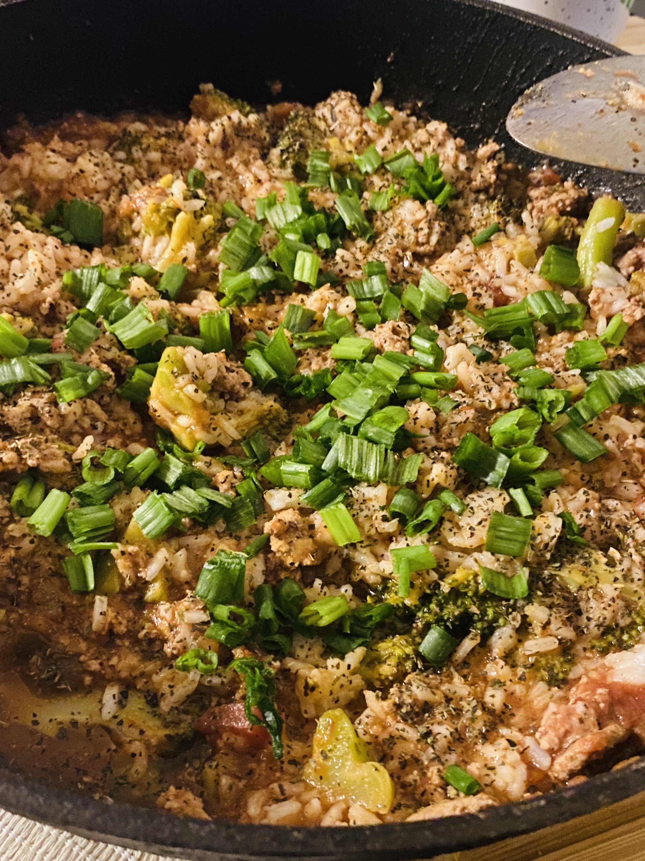 Southwest Turkey and Broccoli Skillet