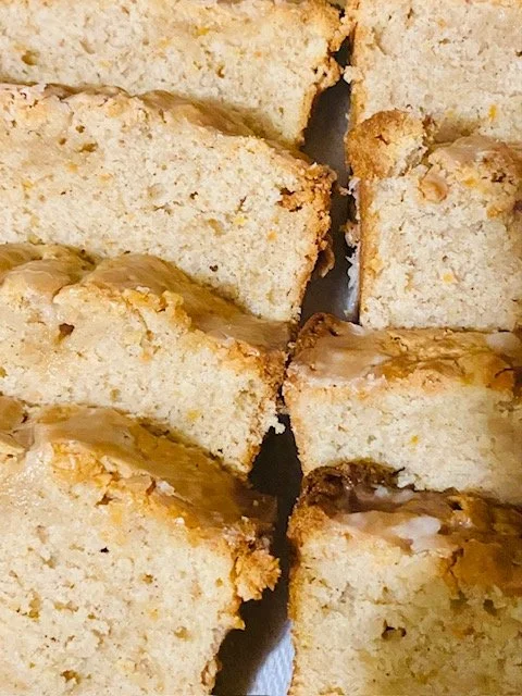Sweet Potato Pound Cake with Maple Glaze 