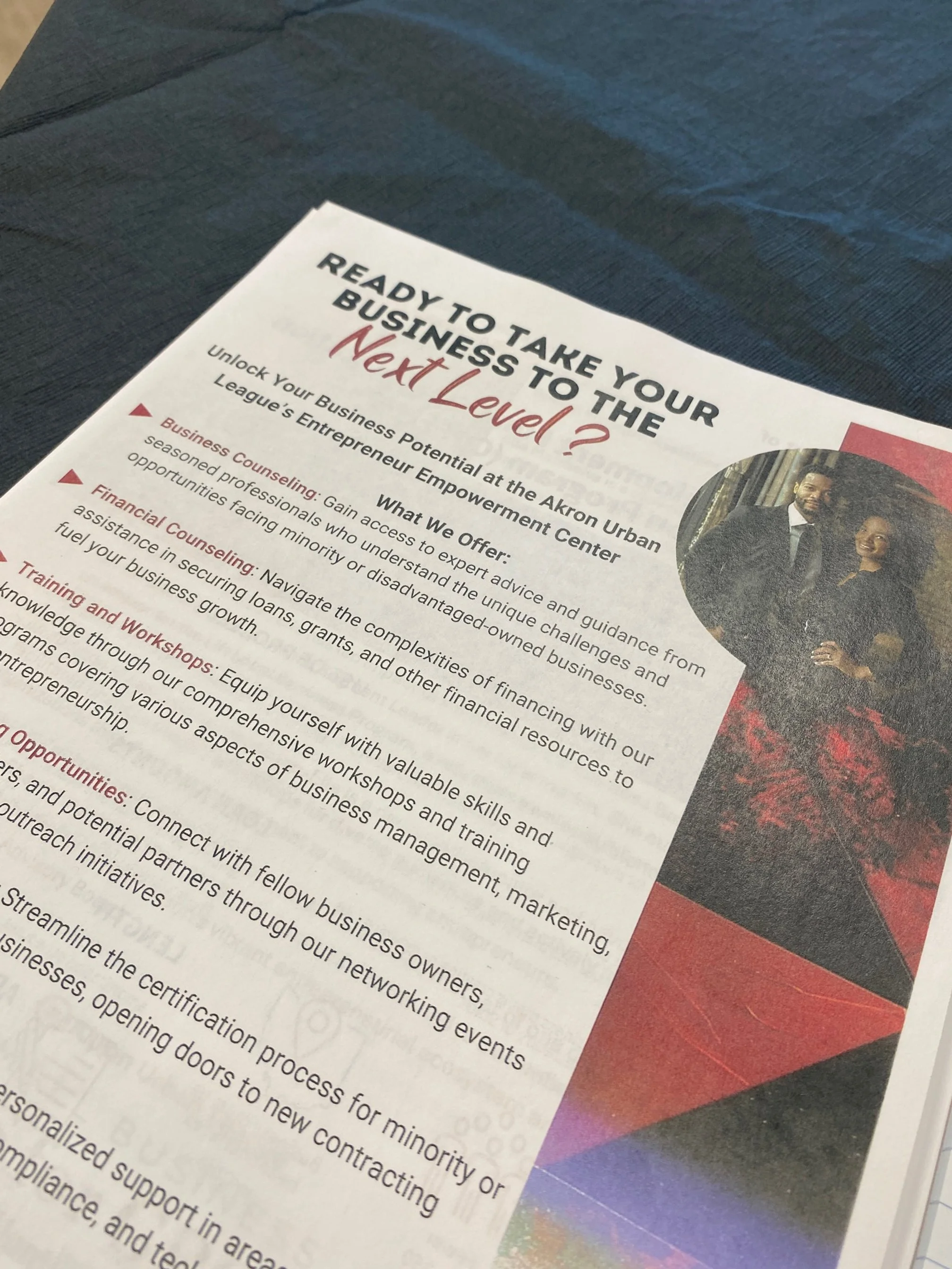 certificate of completion from the Akron Urban League