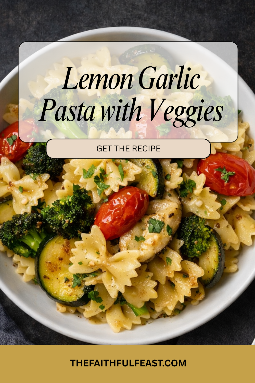 An easy weeknight dinner option with pasta and veggies.