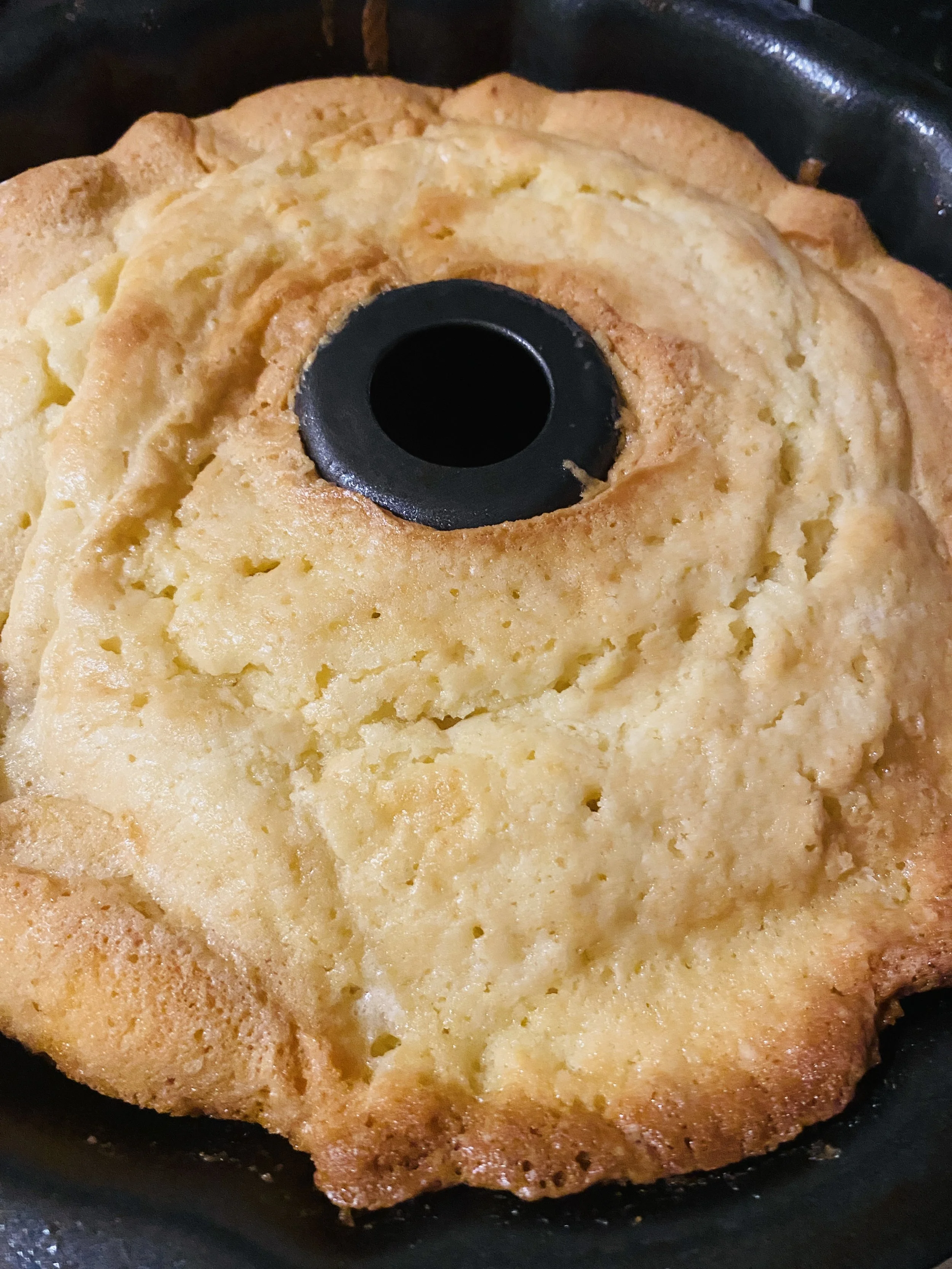 A buttery vanilla pound cake with a simple cinnamon cream cheese swirl. An easy, from-scratch cake perfect for everyday baking and sharing.