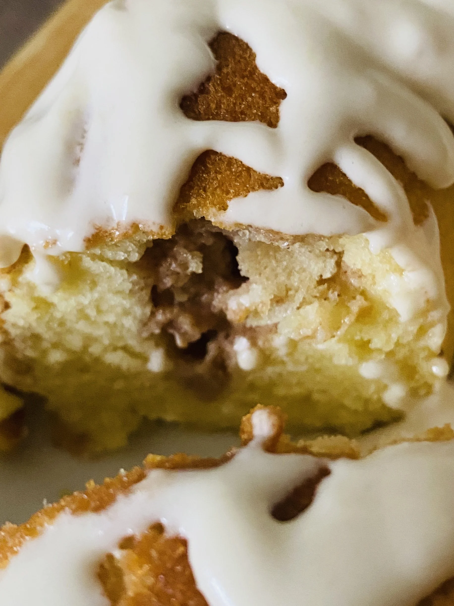 A buttery vanilla pound cake with a simple cinnamon cream cheese swirl. An easy, from-scratch cake perfect for everyday baking and sharing.