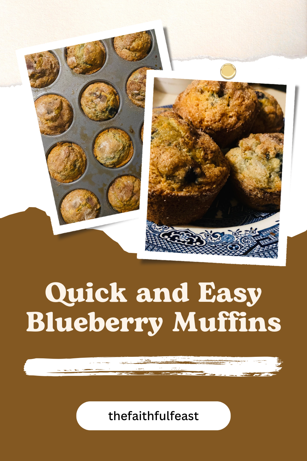 This recipe makes 6 jumbo or 12 regular-sized muffins. Comes together in less than 10 minutes and way better than store bought. ☺️