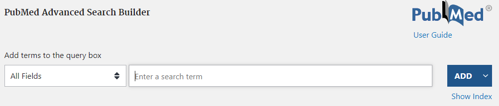 PubMed Advanced Search Builder
