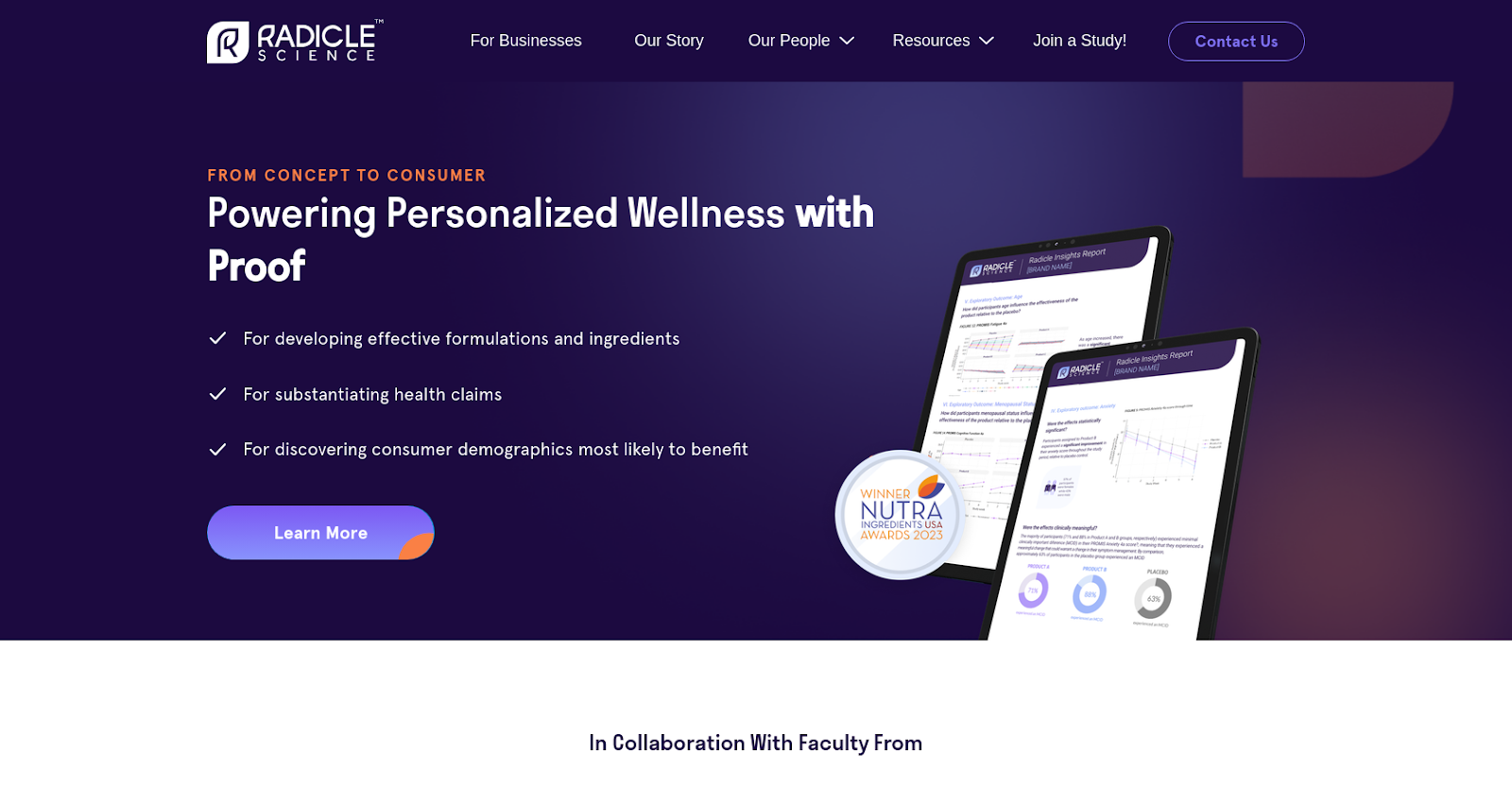 Radicle Science Digital Platform