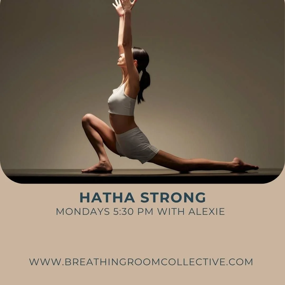 We loooooove stacking yoga classes - enjoying two yoga practices back-to-back. 

Monday nights with Alexie offer just this with a beautiful combination of #hatha Strong at 5:30 pm (a slow, strong Hatha practice where #asanas are held for 3-5 breaths 
