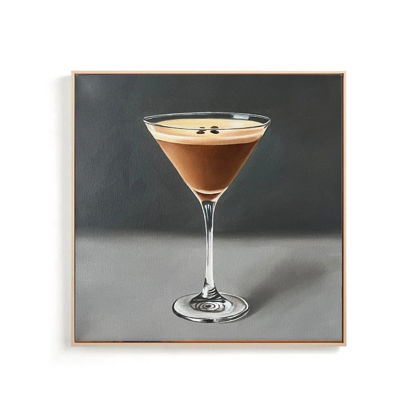 Need a holiday gift idea? 🎁 My cocktail mini paintings may be the perfect thing! 

If you know someone who loves espresso martinis, Aperol spritz, old fashioned, or dirty martini, head to my website or DM me to purchase one of these 12x12 pieces.

I