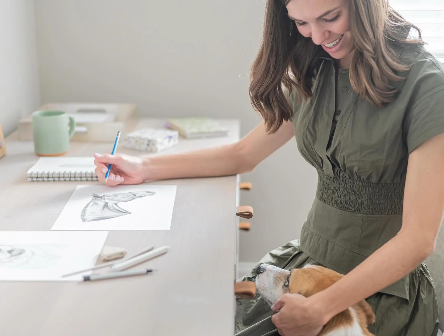 A glimpse into a day in the life of a self-employed dog mom ✨🐶 Emmy and I are spending most of our days in the home office, taking necessary walk and nap breaks (naps for her, not me).

I was doing some reflecting on what I might have to offer in te