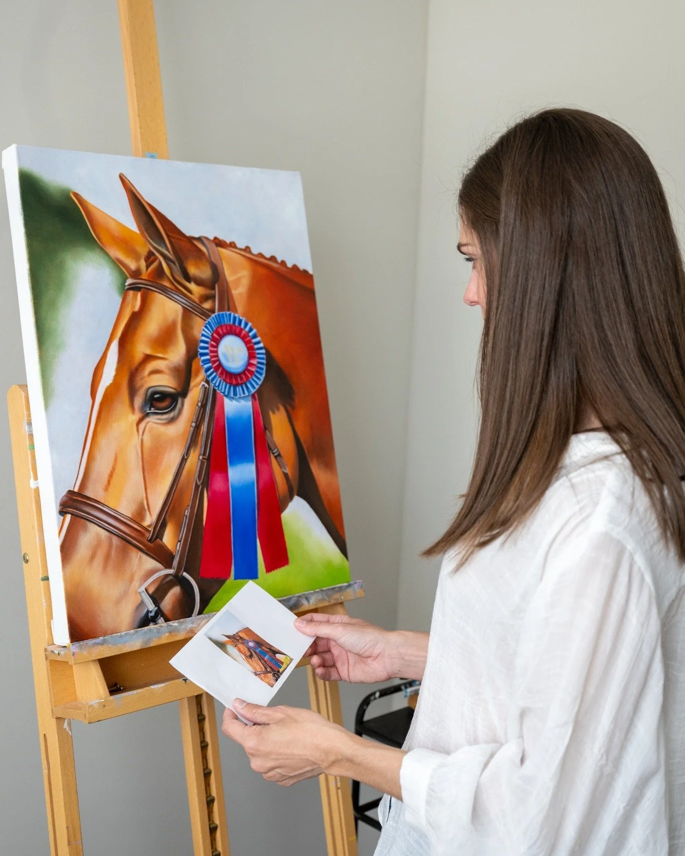 I'm so ready for more projects like these in 2026! 🎨 With the start of the winter horse show circuits, keep track of your favorite photos as the season goes on - I'd love to work on a special piece with you once the season draws to a close (or befor