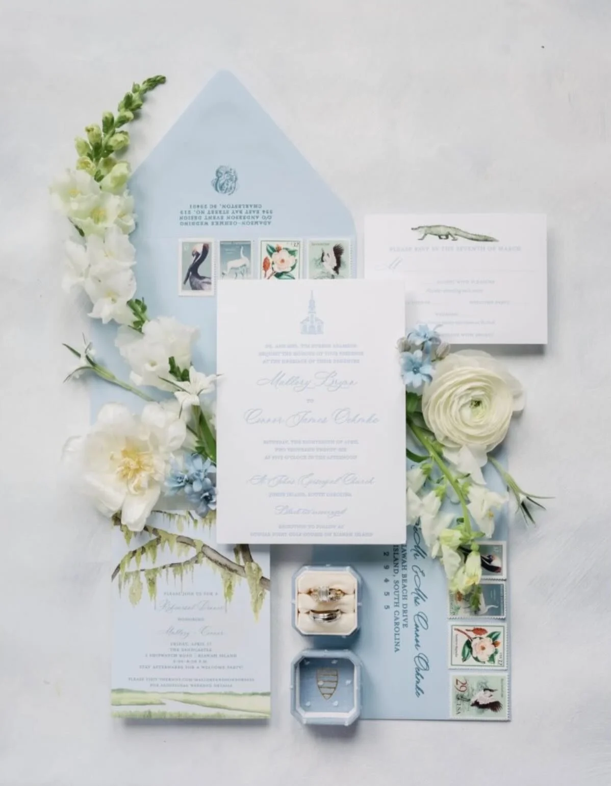 What a beautiful April day for Mallory and Connor! 💍 Their wedding weekend had so many unique personal touches, and I can&rsquo;t wait to share more of those details! 

Design &amp; Coordination | @andersoneventdesign @sarahboydchs
Photographer | @r