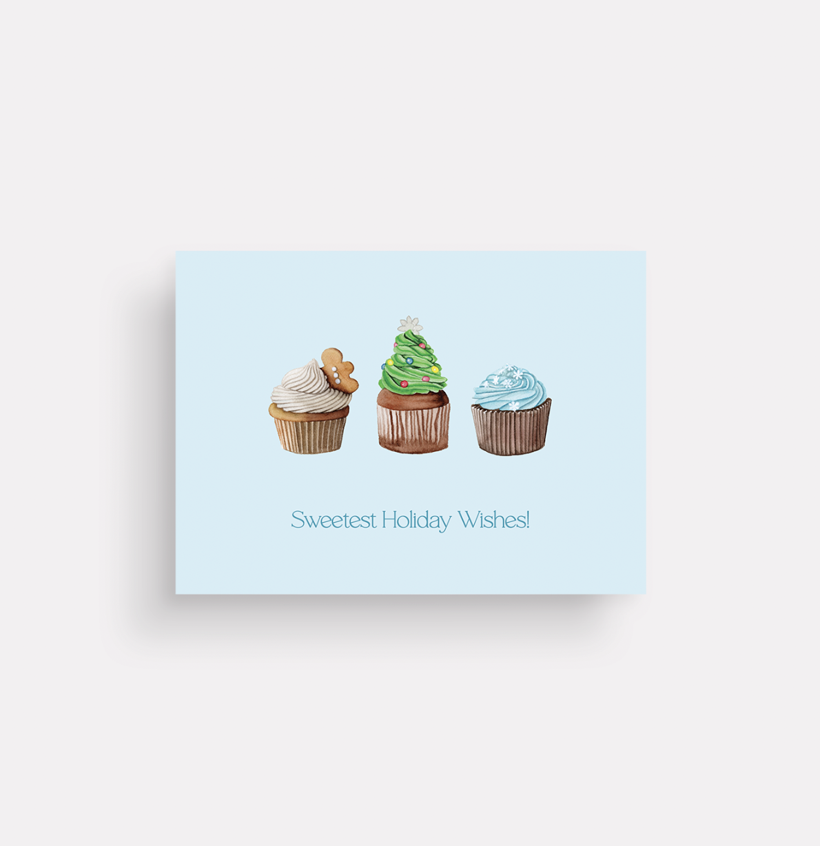 Holiday Cupcake Greeting Cards