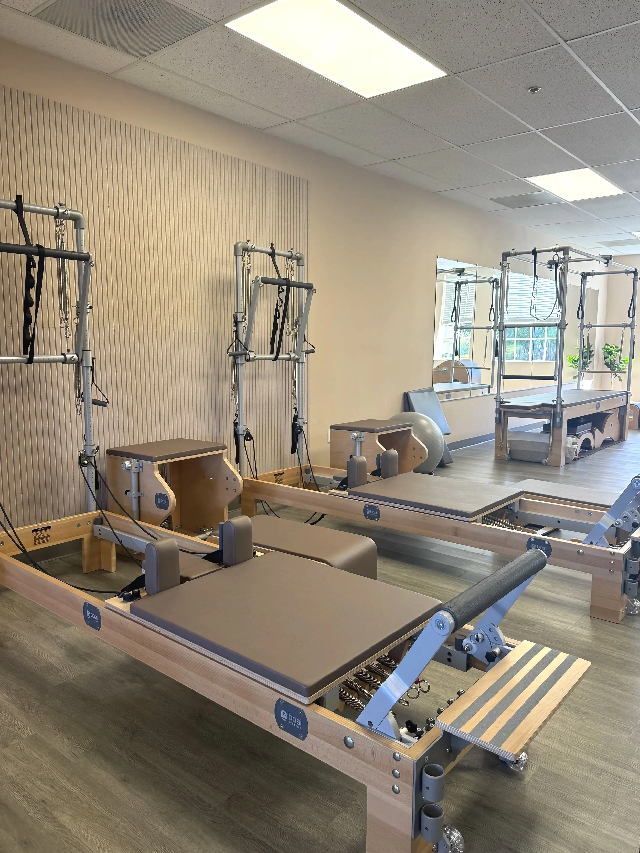 Reformers in CA Sculpt Pilates Studio