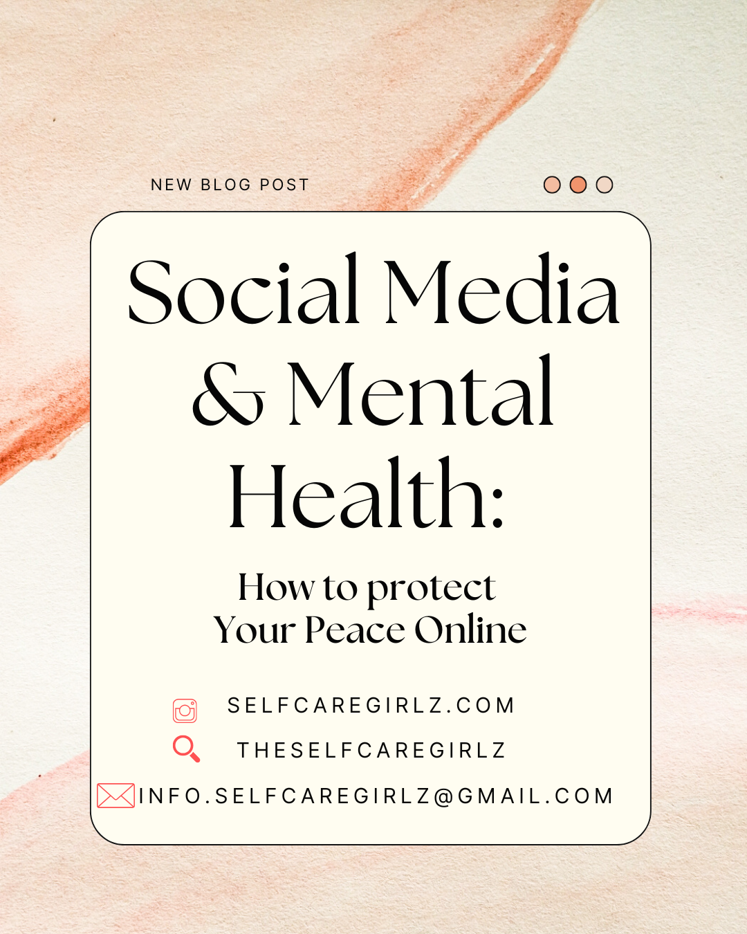 Social media & Mental Health: How to Protect Your Peace Online