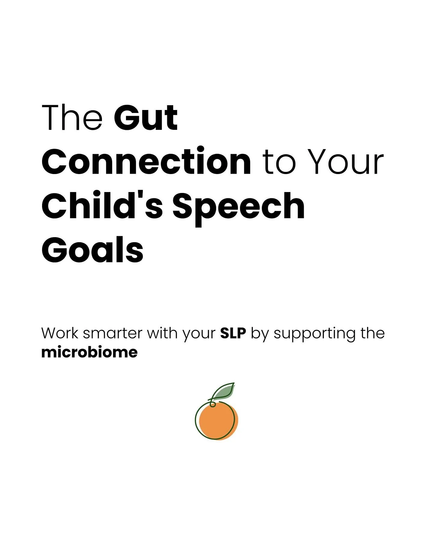By popular demand - sharing some common findings after supporting a couple of kids this week as part of their care team for working on speech goals. 

The gut microbiome is powerful!

DM &ldquo;MICROBIOME&rdquo; to learn about testing options and car