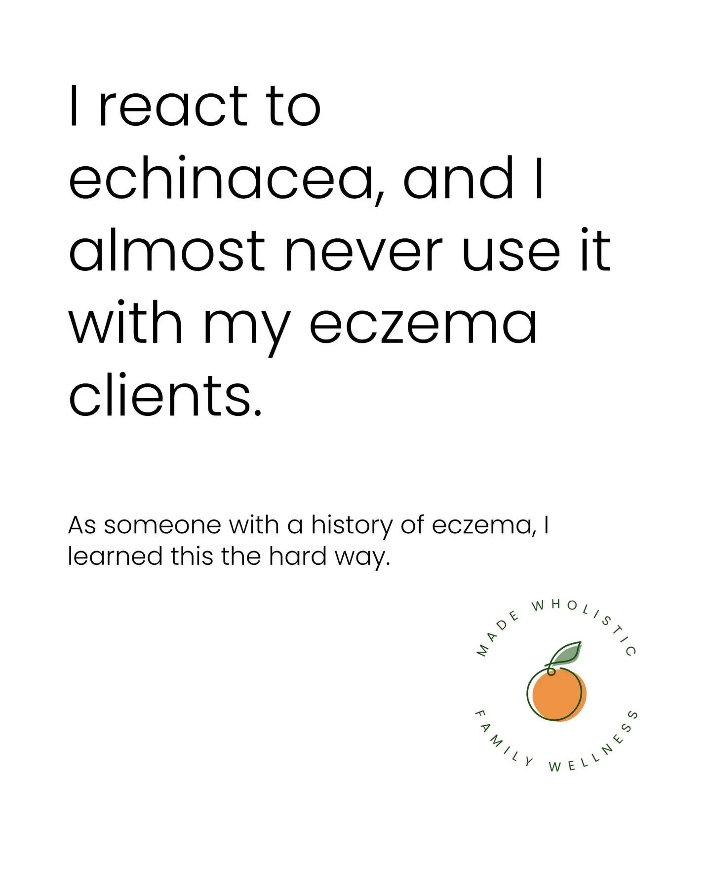 Just a friendly reminder to be careful with certain herbs if your child has eczema! Not a one size fits all- some kids do totally fine with it! 

Not medical advice!