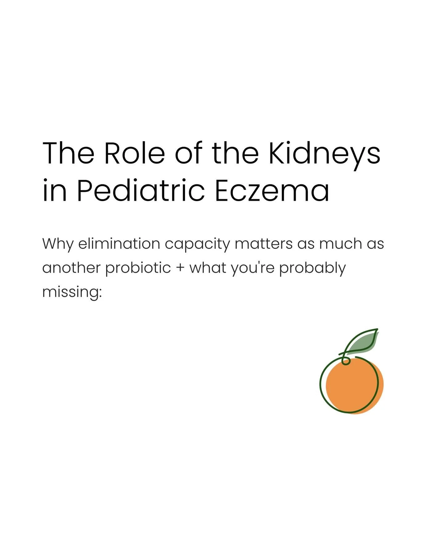 The kidneys and drainage are significant parts of healing from eczema. Some kids feel better almost immediately after including some of these supports. 

DM &ldquo;ECZEMA&rdquo; to learn more about how I can support you.