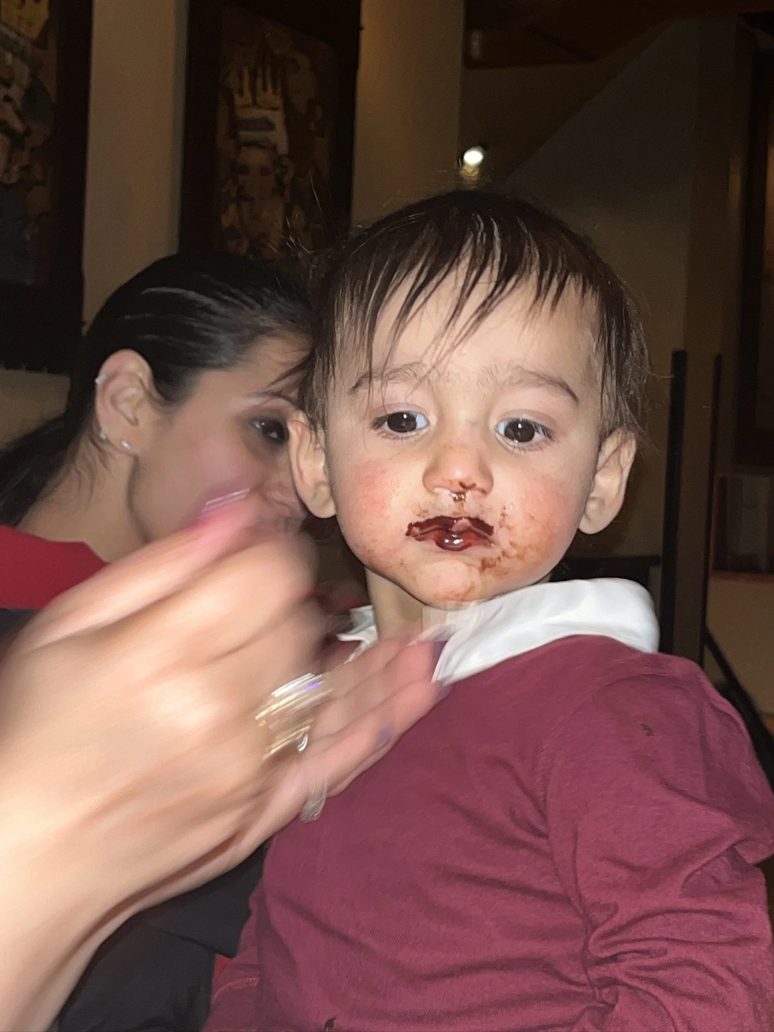 Caught with chocolate 