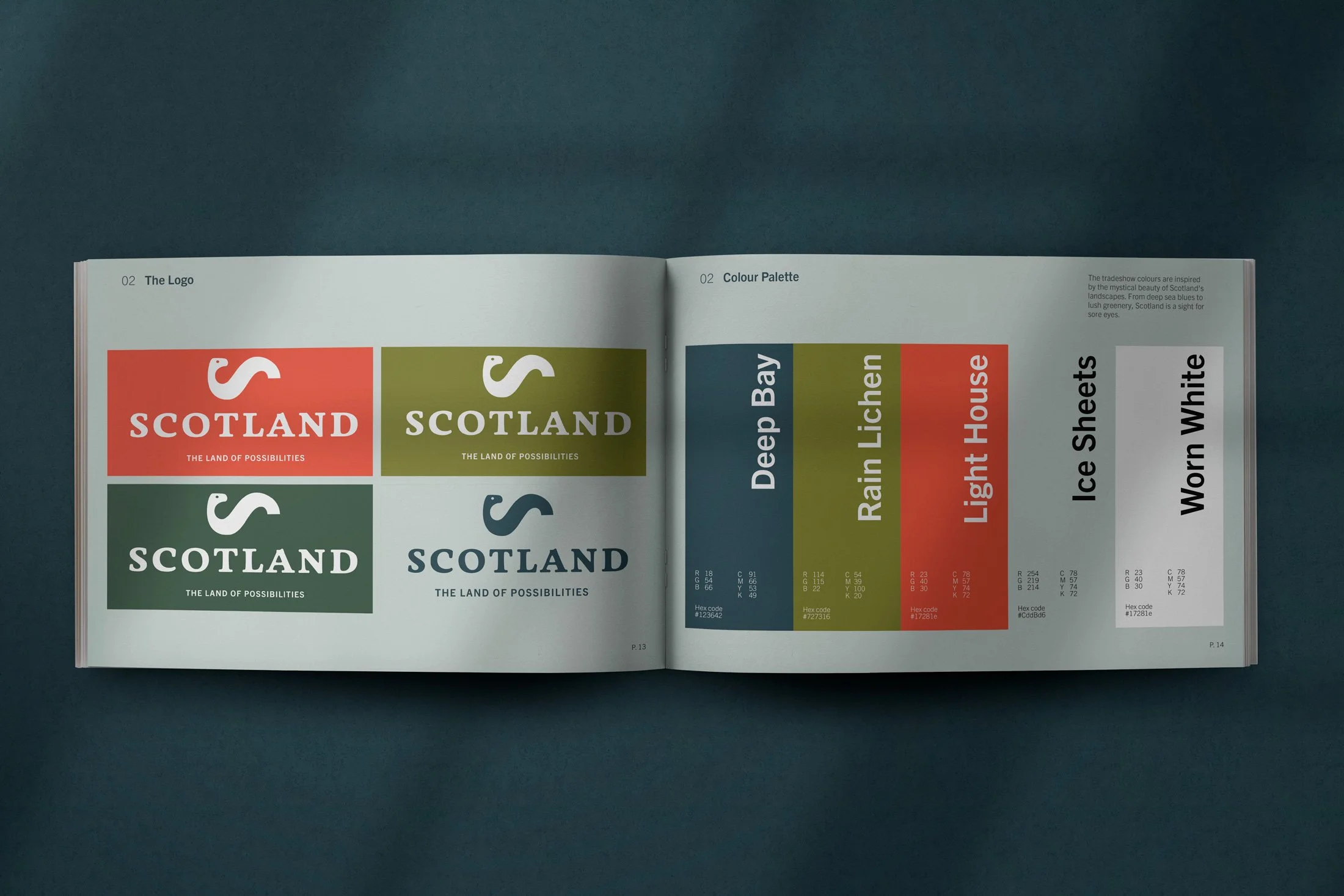 2022 - Scotland Identity for Tradeshow Exhibit
Laura Caney - Brand Identity 
Simon Dechant - Mockups
Adam Houston - Spatial Mockups