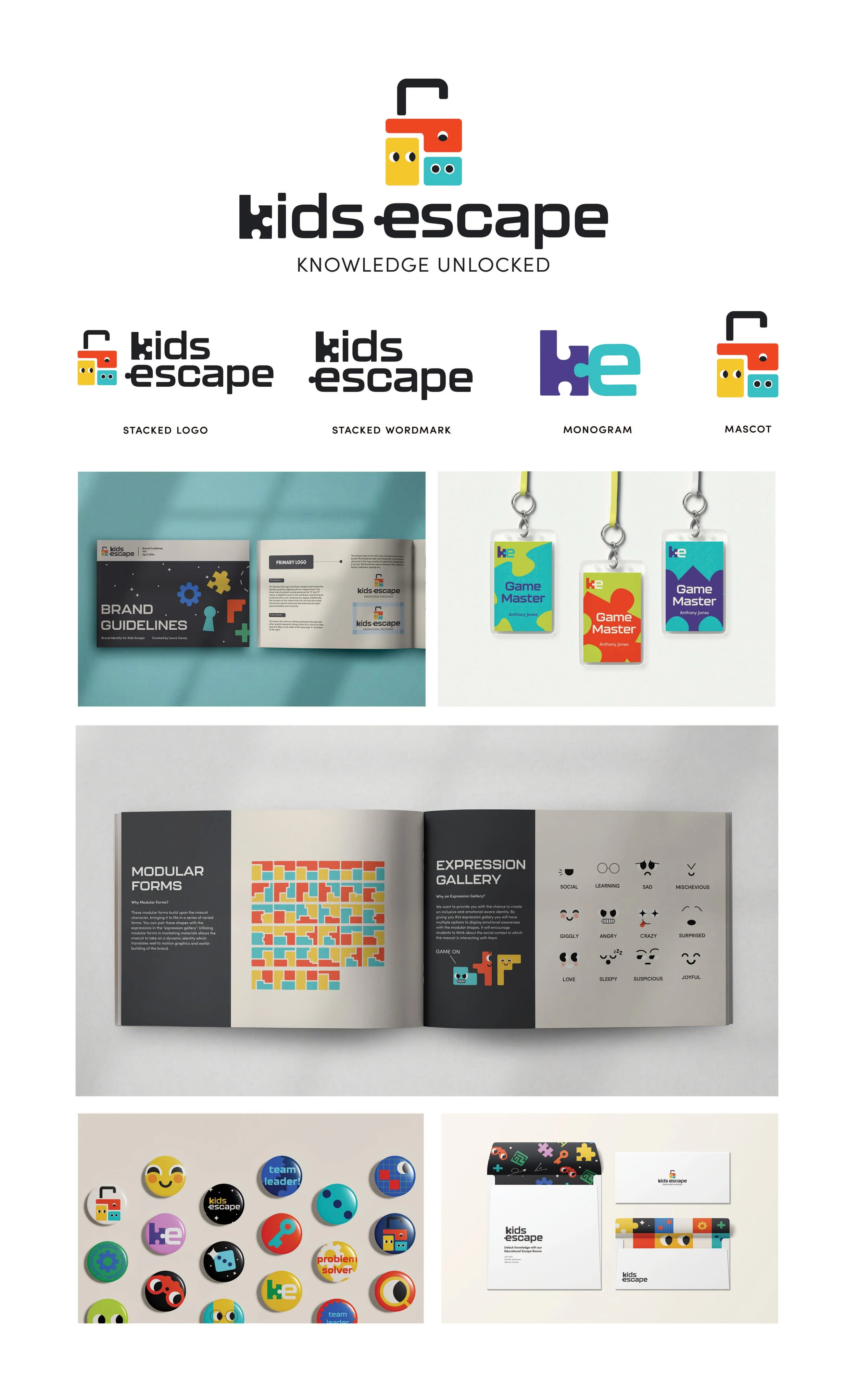 2024 - Branding for the Educational Escape room Kids Escape